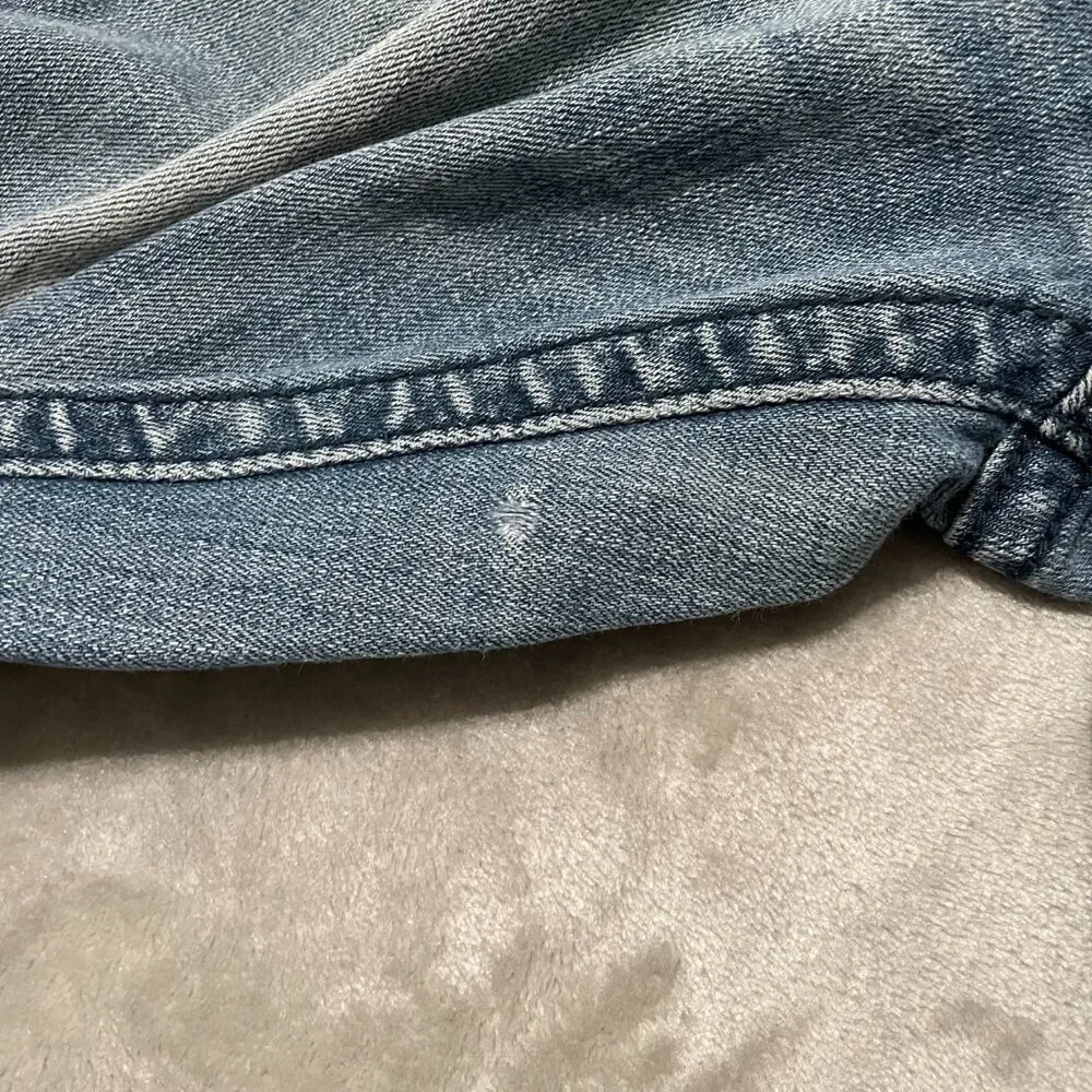 Miss Me Boot Cut Jeans with Embellished Back Pockets - Light Blue Denim - Picture 9 of 14